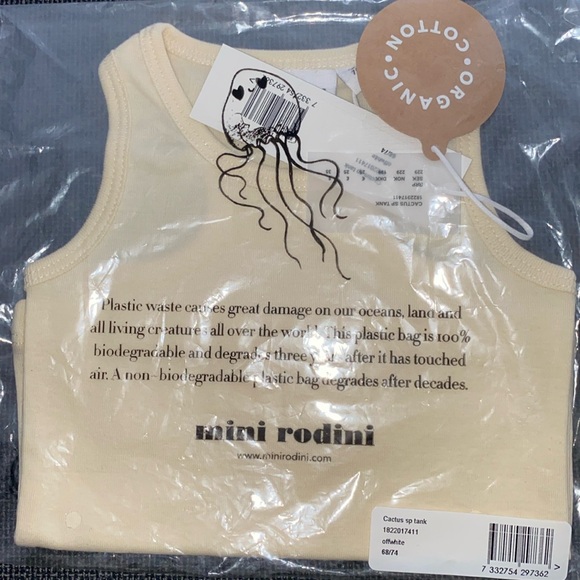Mini Rodini Cactus Tank NWT - Picture 3 of 3